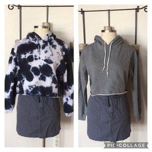 Lot of 2 crop Hoodies